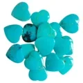Natural Turquoise Heart-shape 20mm*20mm Gemstone Bead For Jewelry Making 1