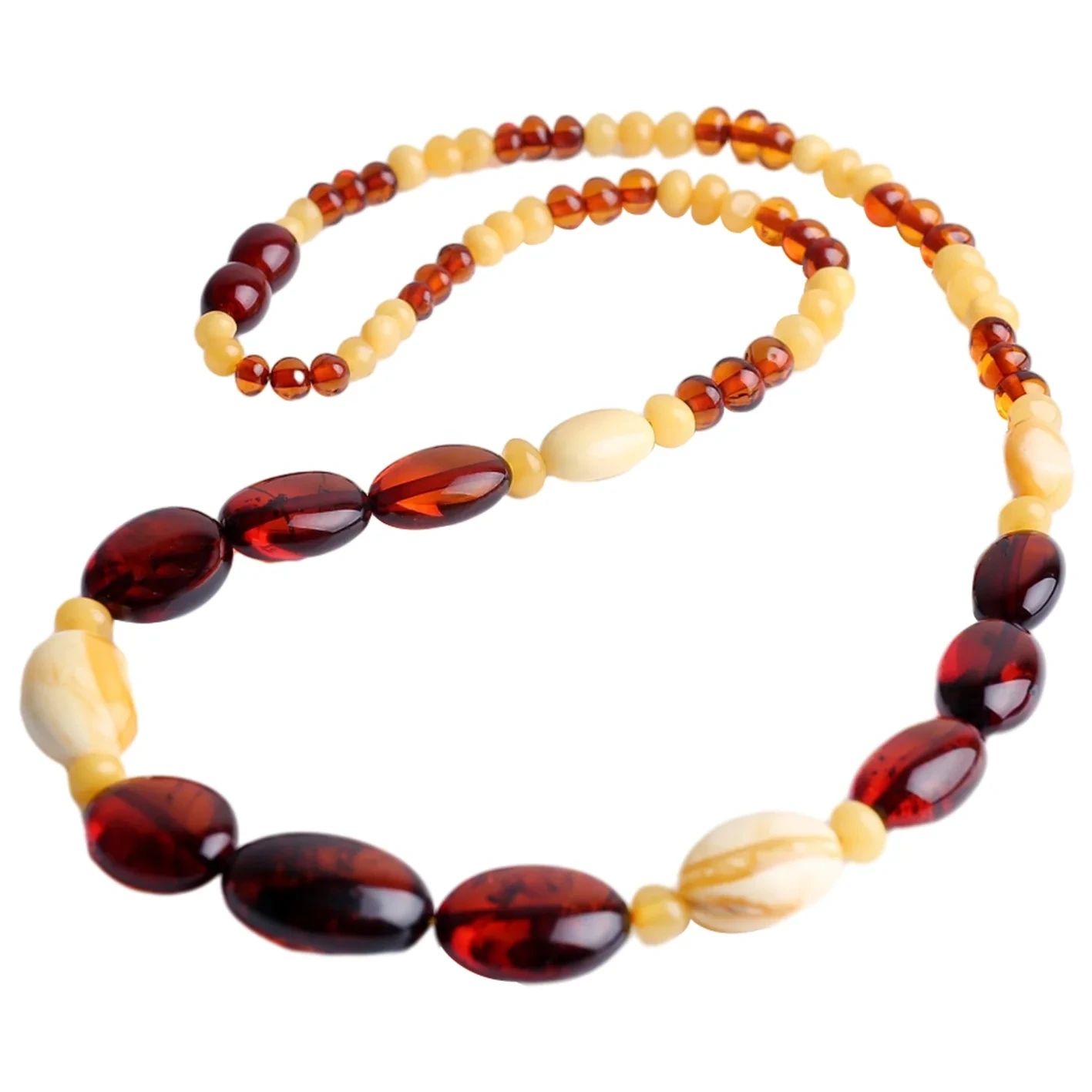 Laut Baltik Alami Unoptimized Bodas Nectar Getih Amber Kalung Perhiasan Kado Pikeun Manehna 1