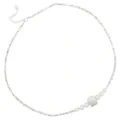 925 Sterling Silver Minimalist Pearl Necklace Dainty Pearl Necklace Simple Pearl Necklace 1