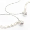 Kalung Mutiara Lalaki Sterling Silver 925 Perhiasan Buatan Tangan Alami Cai Tawar Mewah Unisex Hadiah Pikeun Lalaki1 1