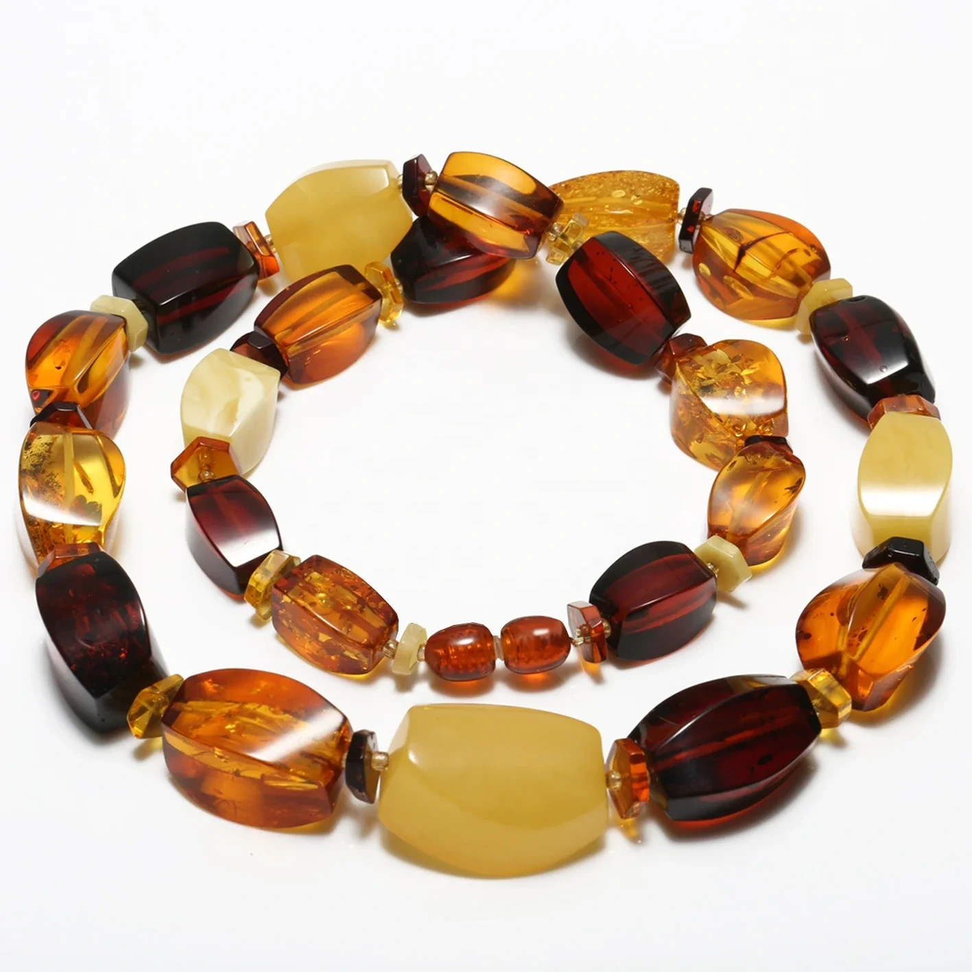 ខ្សែកធម្មជាតិ Baltic Optimized Optimized Beeswax Amber Necklace ការរចនាខ្សែកចុងក្រោយបង្អស់ 1