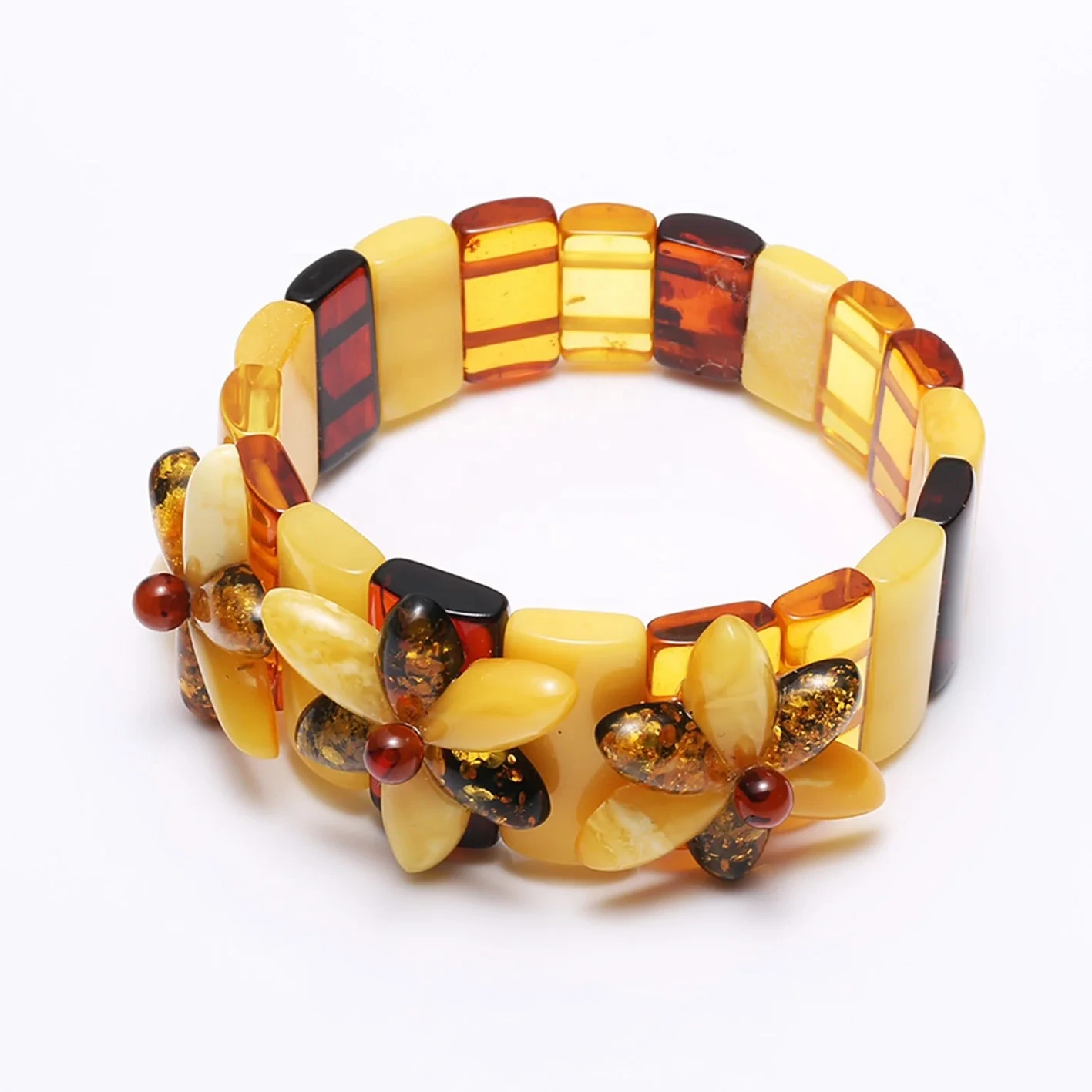Ntuj Baltic Optimum Optimized Beeswax Amber Tes Bracelet Zoo Siab Zoo Gemstone 1