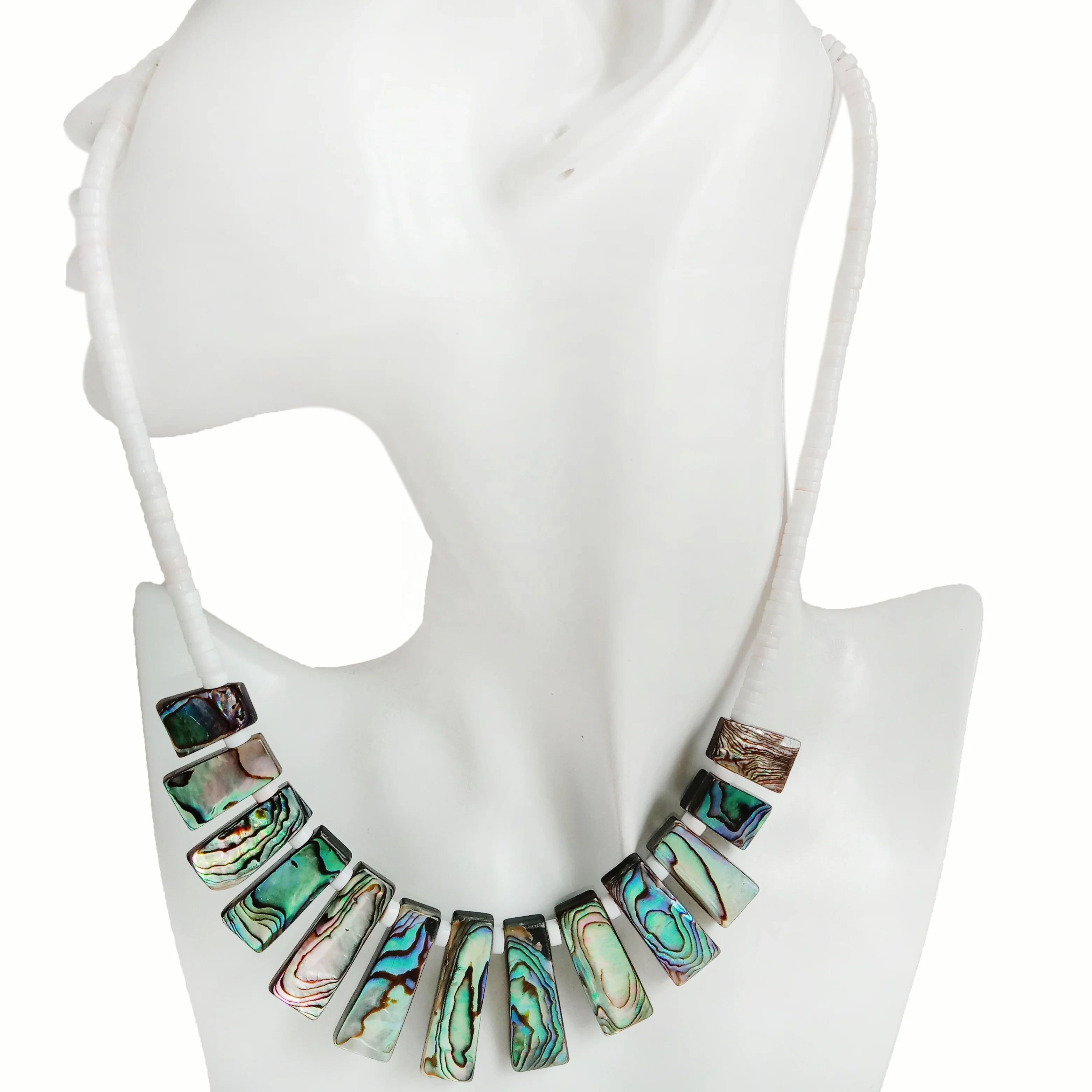 Abalone atigi ma atigi pa'epa'e matagofie Pendant Choker Unique Turquoise asoa 1