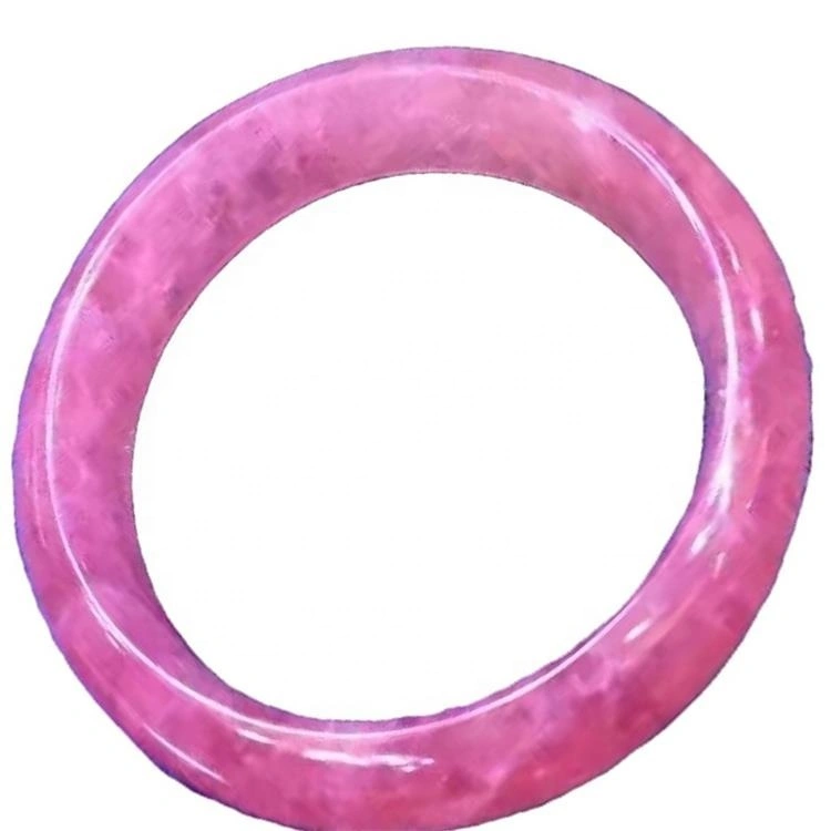 55-60mm Inside Di Diameter Dirt Bike Strawberry Quartz Fashion Gemstone Bangles For Women 1