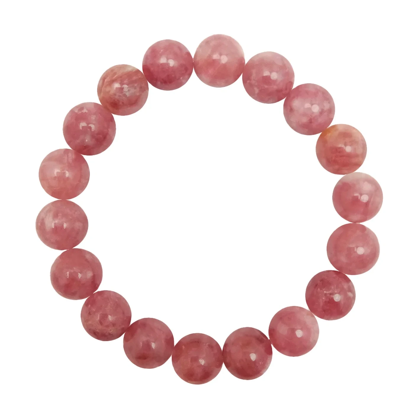 Rhodonite Rondelle Bead Gemstone Stretch Bracelet ຂອງຂວັນສາຍແຂນທີ່ສວຍງາມສໍາລັບນາງ 1