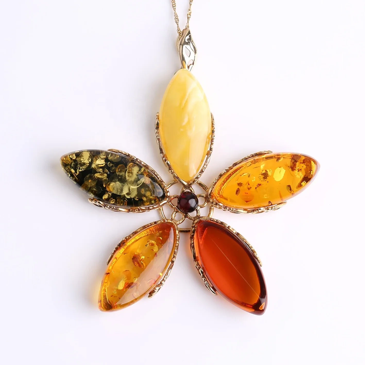 Natural Baltic Sea Without Optimizing Chicken Oil Yellow Beeswax Flowers And Hemorrhoid Pendant 1