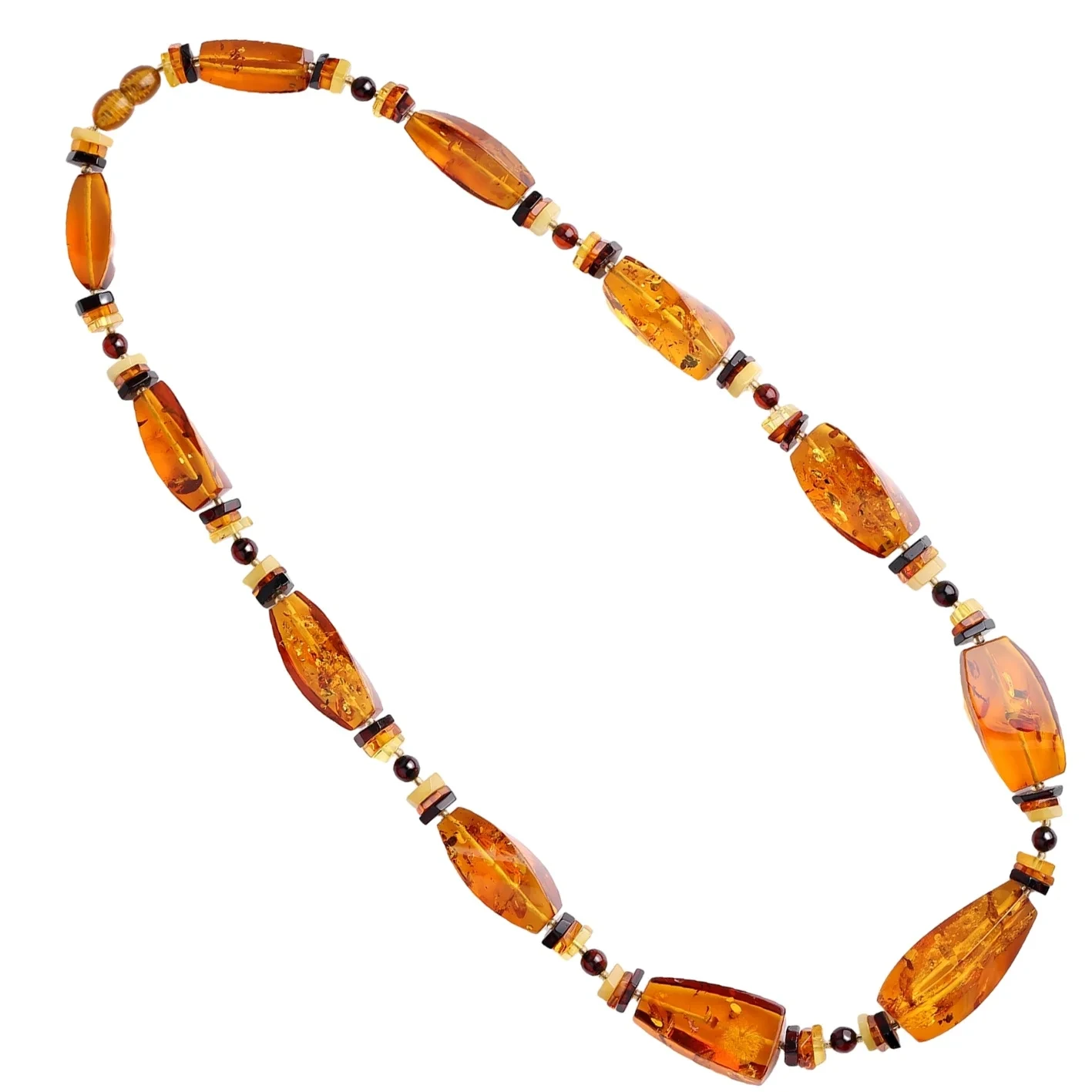 Kembang Alami Amber Followfree-bentuk Kalung Vintage Style Perhiasan 1