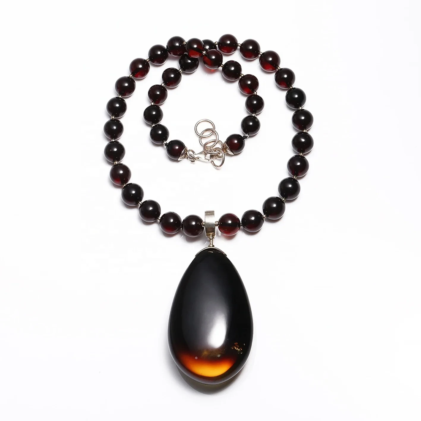 Adayeba Baltic Òkun Laisi Iṣapeye Amber ẹgba agbelẹrọ Gemstone ẹgba 1