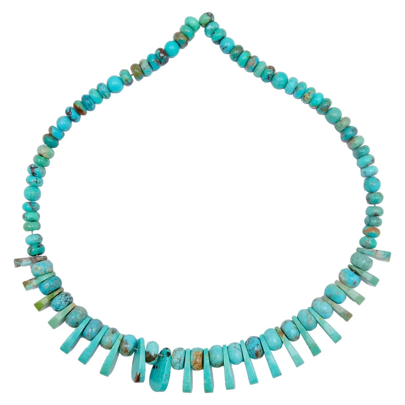 Natural Turquoise Gemstone Necklace Genuine Turquoise Necklace Blue Turquoise Jewelry Gift For Women 1