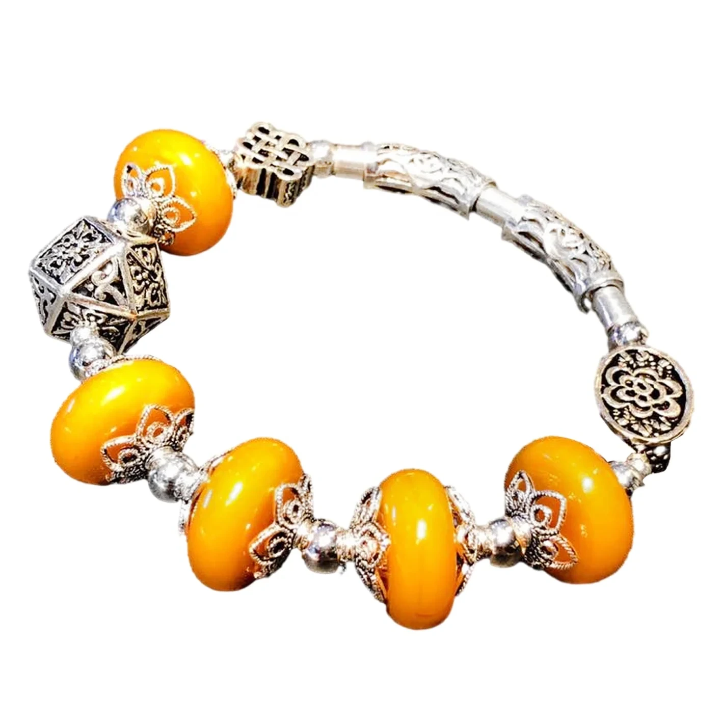 Gelang Tangan Amber Alami Warni Amber Vintage Alam Baltik Amber Manteng Gelang1 1