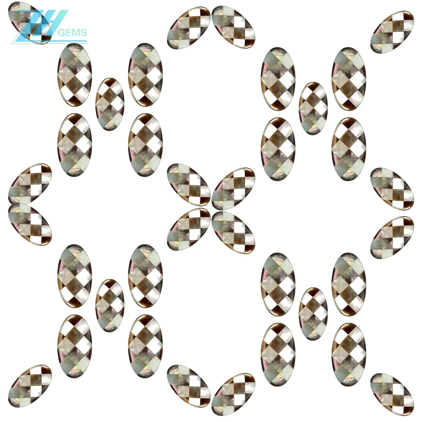 Gem Intarsia Nkume Nkume 11 * 20mm Onye Mmebe Gemstone Maka Ime Ime Ejiji 1