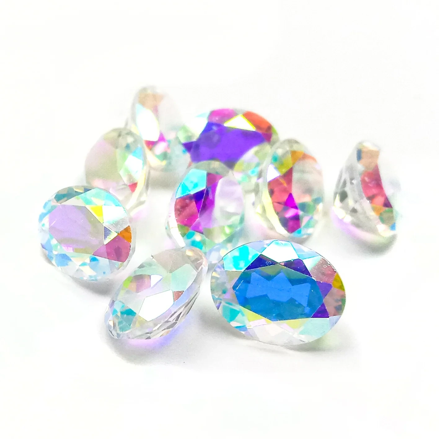7*9mm Oval Bentuk Topaz Sampurna Oval Cut Loose Gemstone Kanggo Perhiasan Nggawe 1