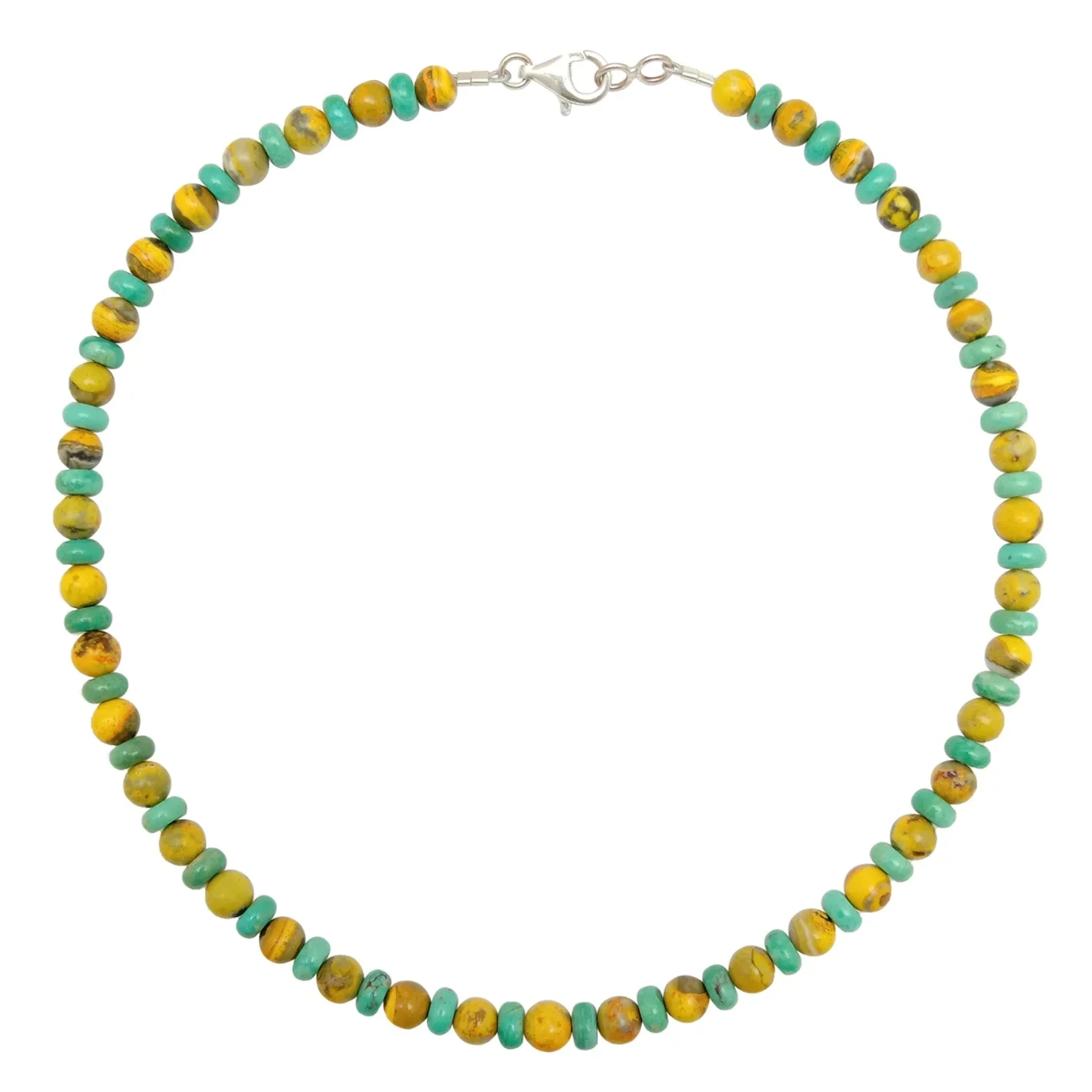 Vakana Tsotra ny Turquoise sy Bumble Bee Smooth Beads 1
