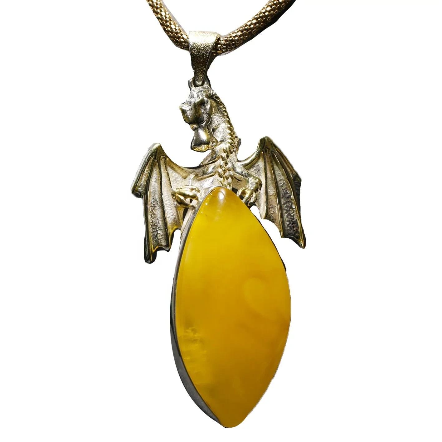 Ntuj Baltic Hiav Txwv Tsis Siv Neeg Amber Pendant cog lus khoom plig1 1