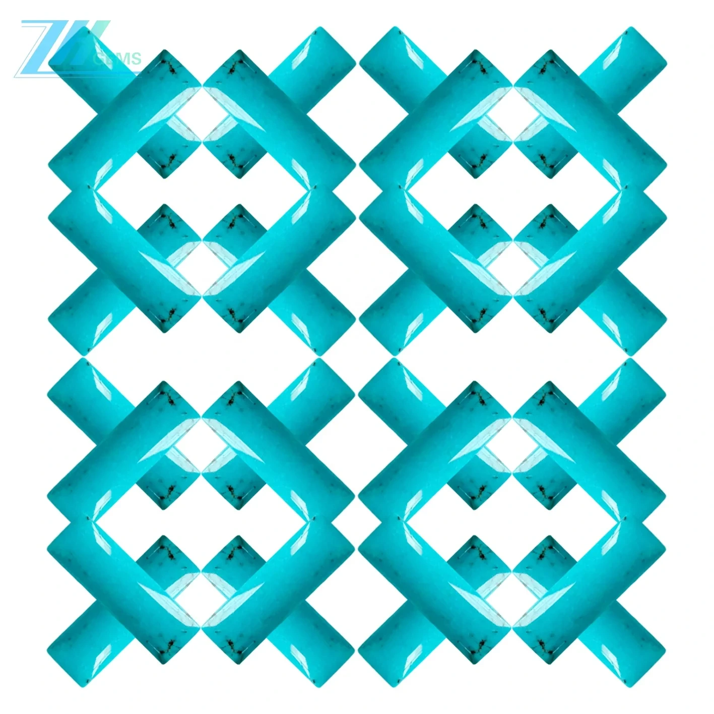 מונית מלבן טורקיז טבעי גודל 7*21 ממ ייצור ואיסוף תכשיטים מאבן 1