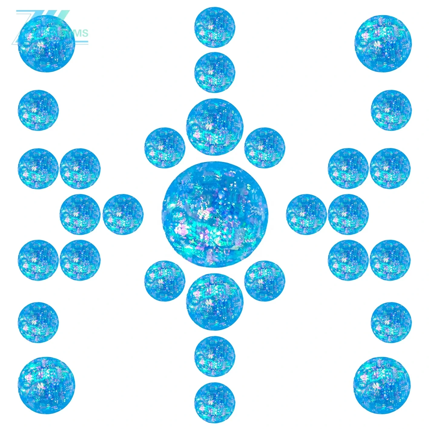 Gem Intarsia Stone мураббаъ-шакли Cabochon тарҳи нави Designer Gemstone1 1