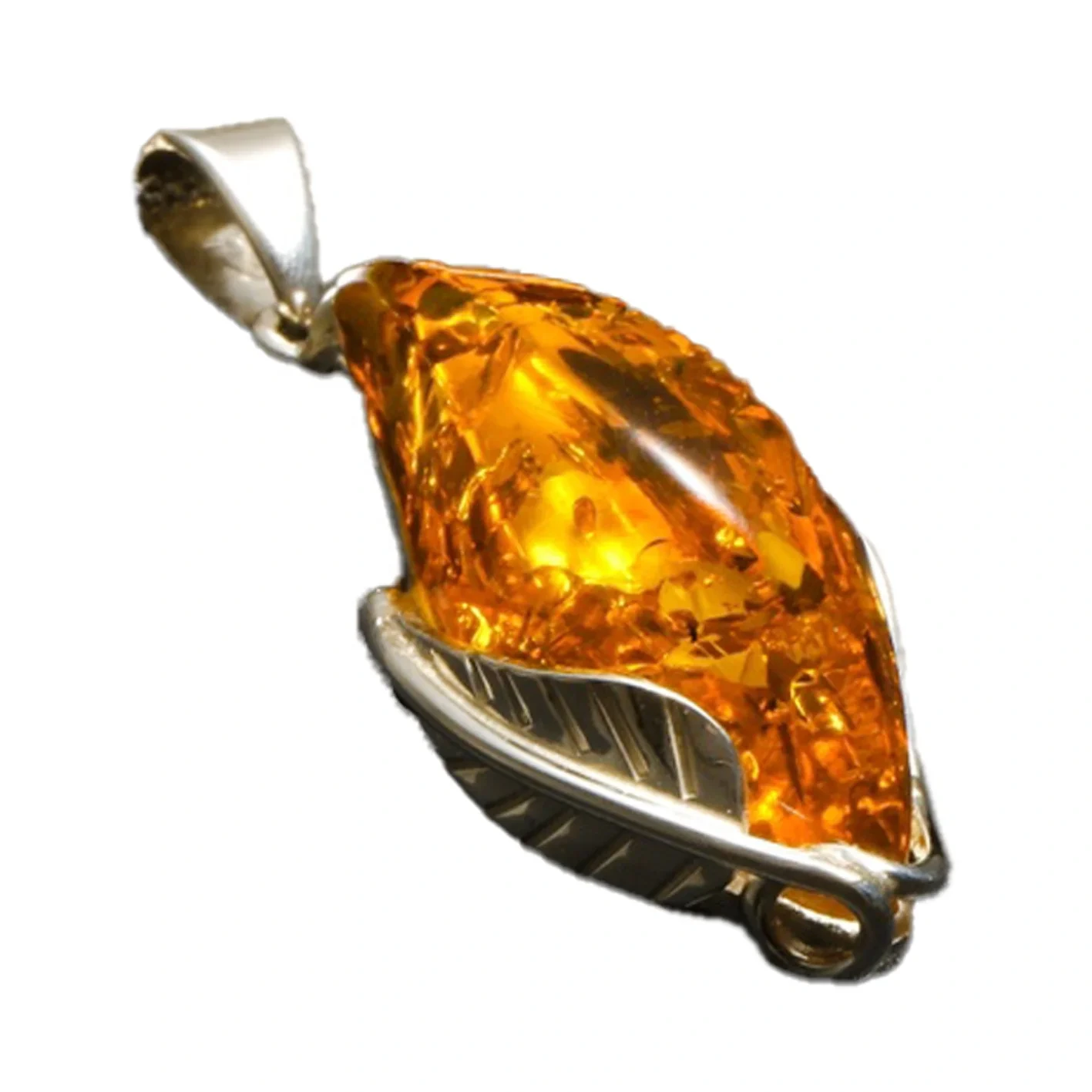 Kado Pendant Amber Pikeun Perhiasan Amber Baltik Aslina Vintage 1