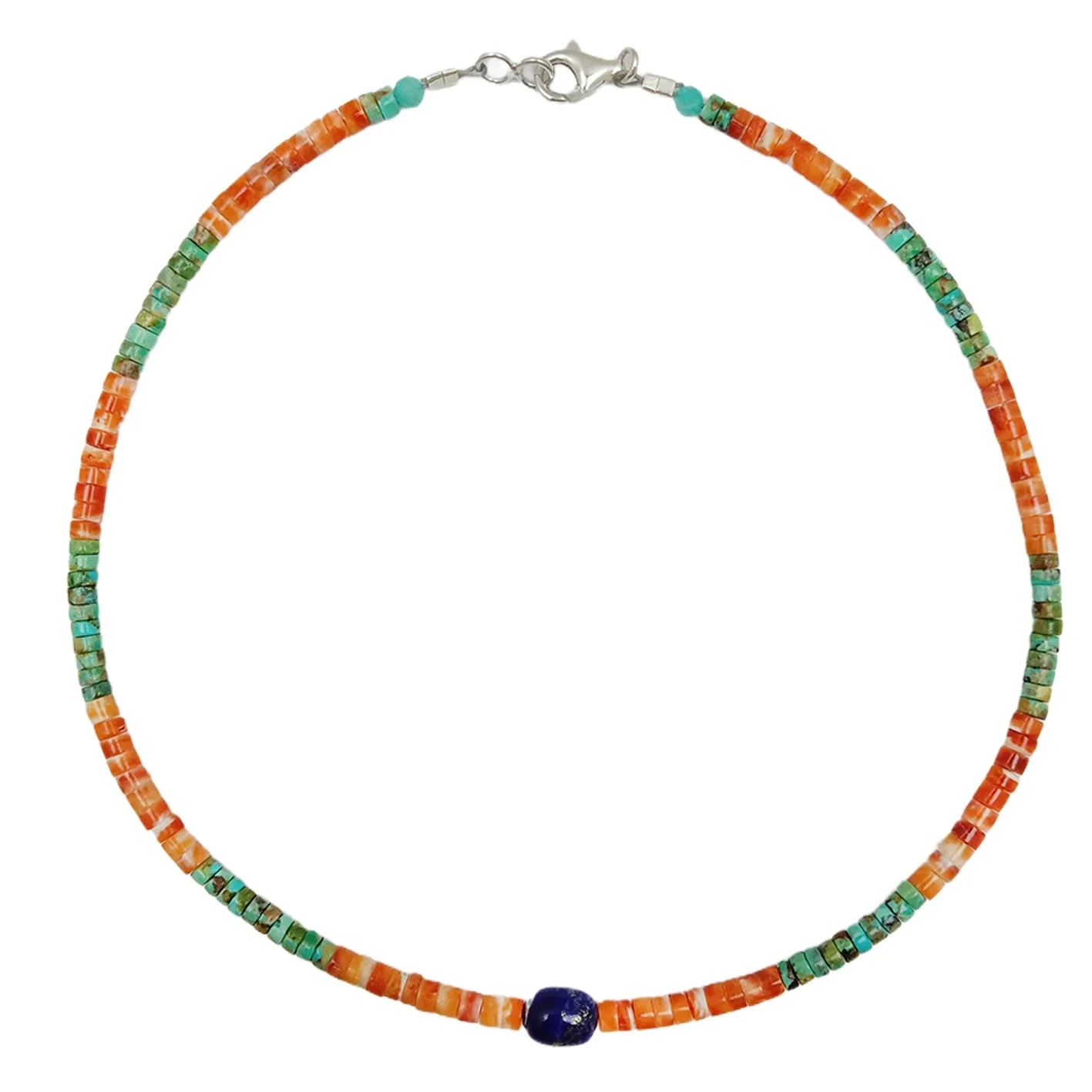 Natural Turquoise And Charoite Spiny Oyster Amazonite As Gift Simple Atmosphere Meaningful Jewelry 1