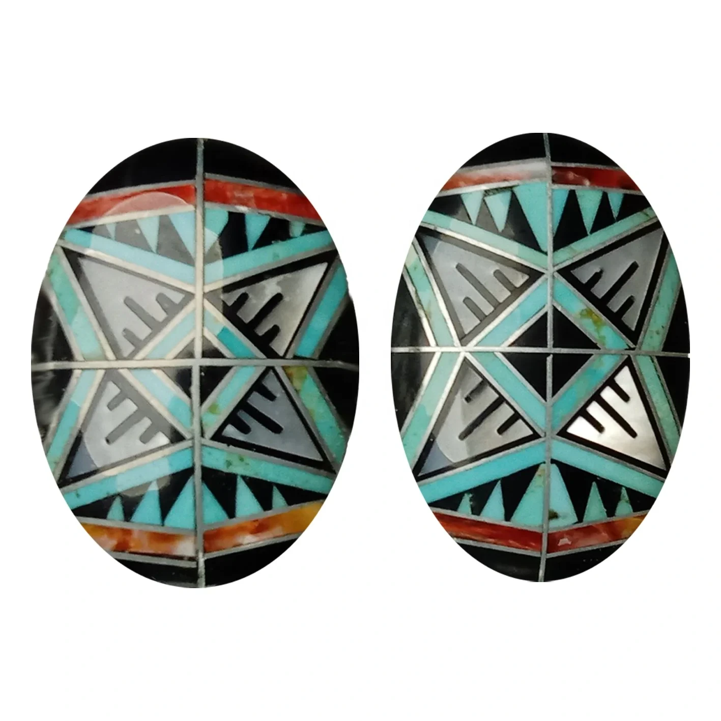 Natural Turquoise Colorful Oval Cabochon 21*15mm Spiritual And Healing Jewelry For Growth Harmony 1
