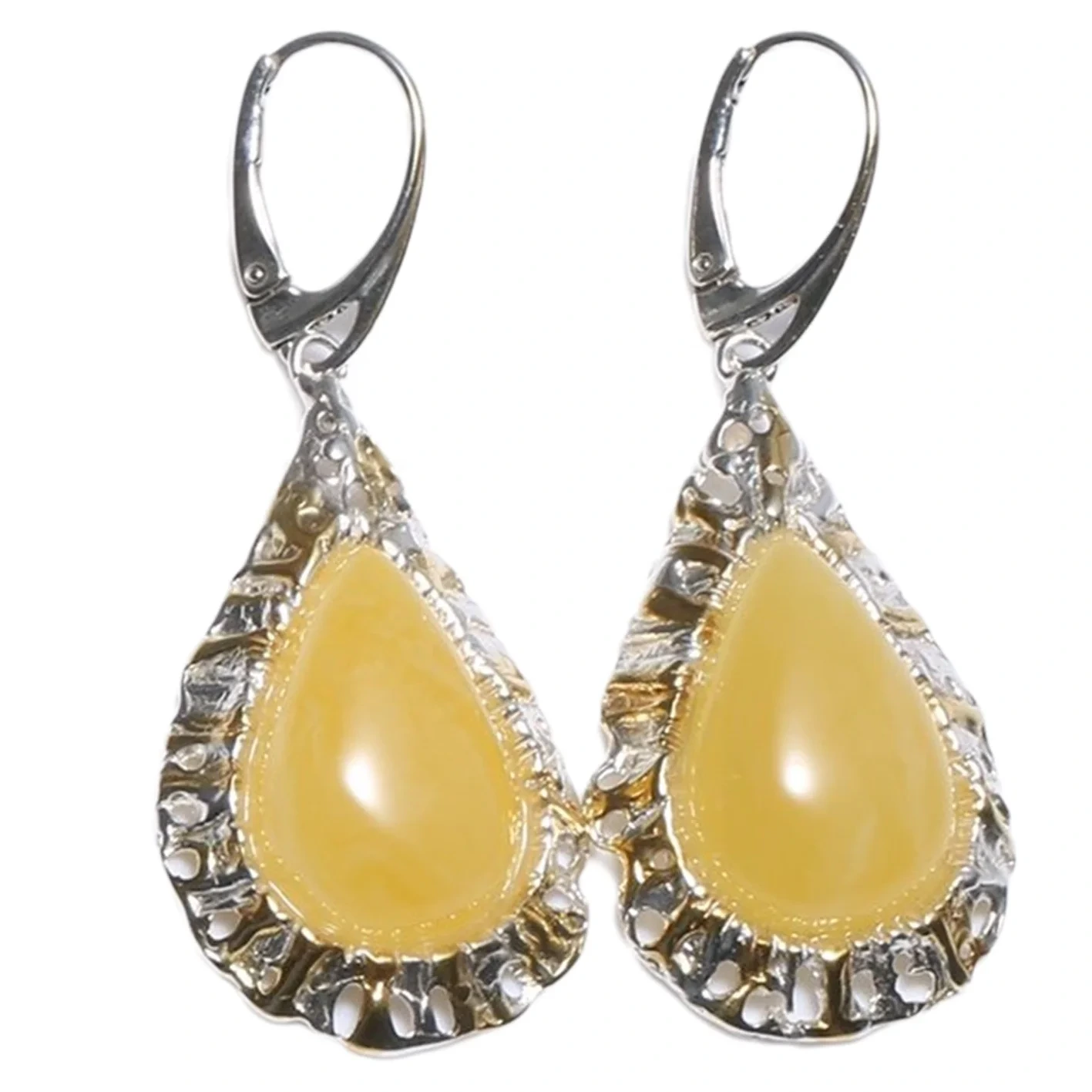 Baltic Amber Earrings Classic Drop Qaabka Gemstone Elegance Hitadaha Hitadaha Hibolada ee Naag Saxiibteed Walaasha Hooyo Sita Lacag Cajiib ah 1