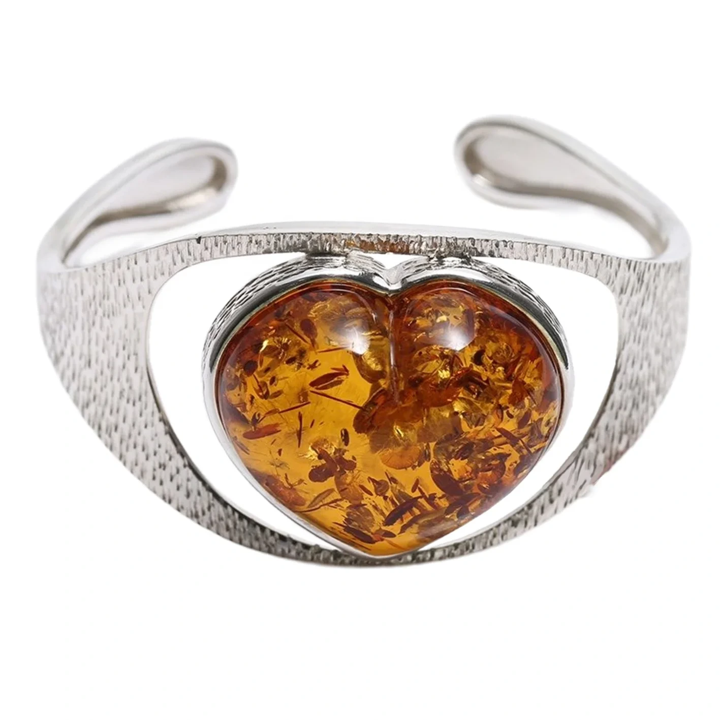 I-Amber Ring eOrenji yeKhabochon eOval Ring yeSilivere yeSilivere Umsesane weSiliva oPhakamileyo Sisipho seLitye elixabisekileyo lelitye lakhe elikhulu elenziwe ngesandla. 1