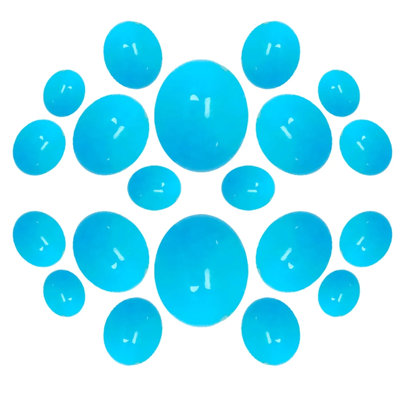 Natural Turquoise Cabochon Oval High Quality 9*11mm Loose Beads Making Necklace Jewelry For Lover 1