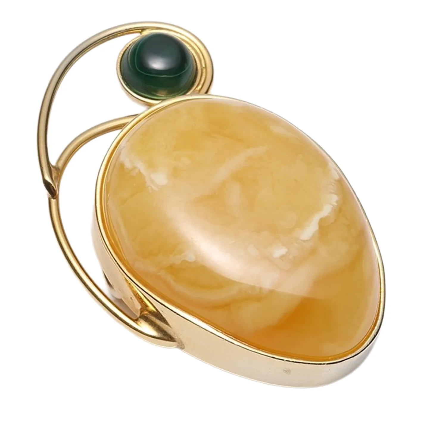 Baltic Amber Armband Baltic Amberpendant Wire Smycken Gul Färg Inslaget halsband Handgjorda smycken present till henne 1