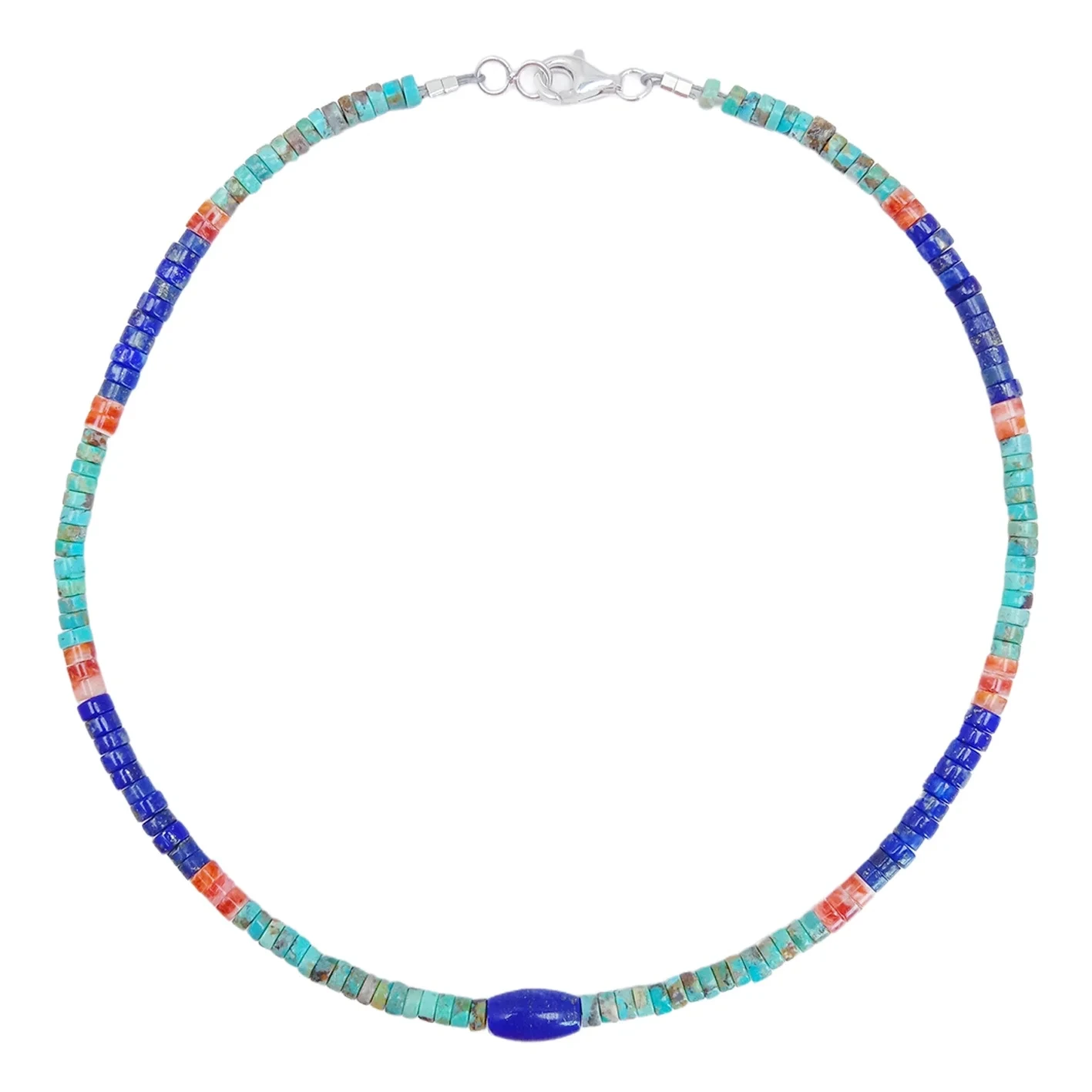 I-Natural Turquoise Lapis Lazuli Kanye Ne-Spiny Oyster Casual Casual Gemstone I-Gemstone Engavamile Kanye Nobucwebe Be-Turquoise Obuhlaza Njengesipho 1