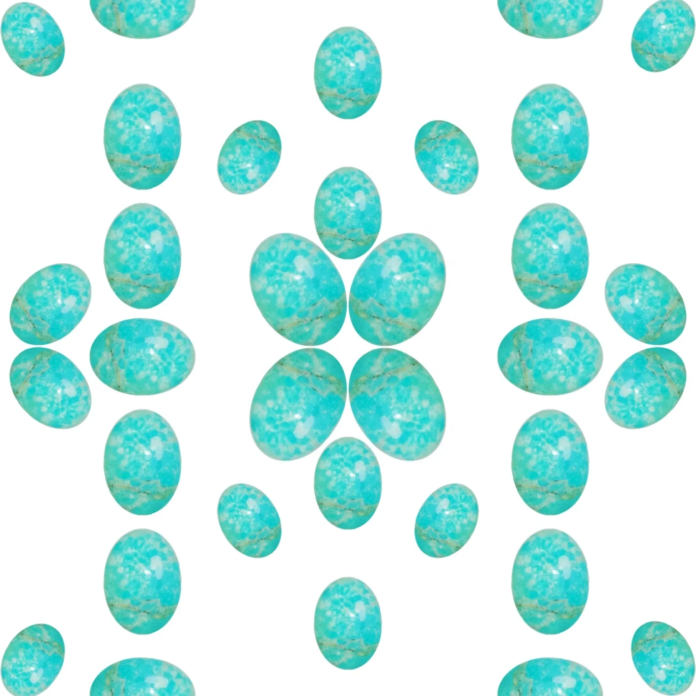 Natural Turquoise Cabochon Color Green Shape Oval Size 16*12mmweight 1.3g Stone Jewelry Making And Collection 1