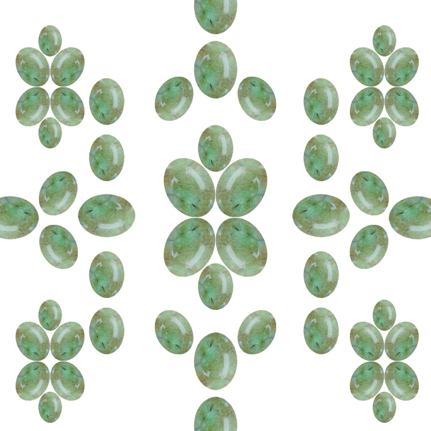 Naturlig turkis Cabochon Grønn Cab Størrelse 28*21 mm Vekt 3,3 g Jubileumsgave til hennes trendy stil Vakker 1