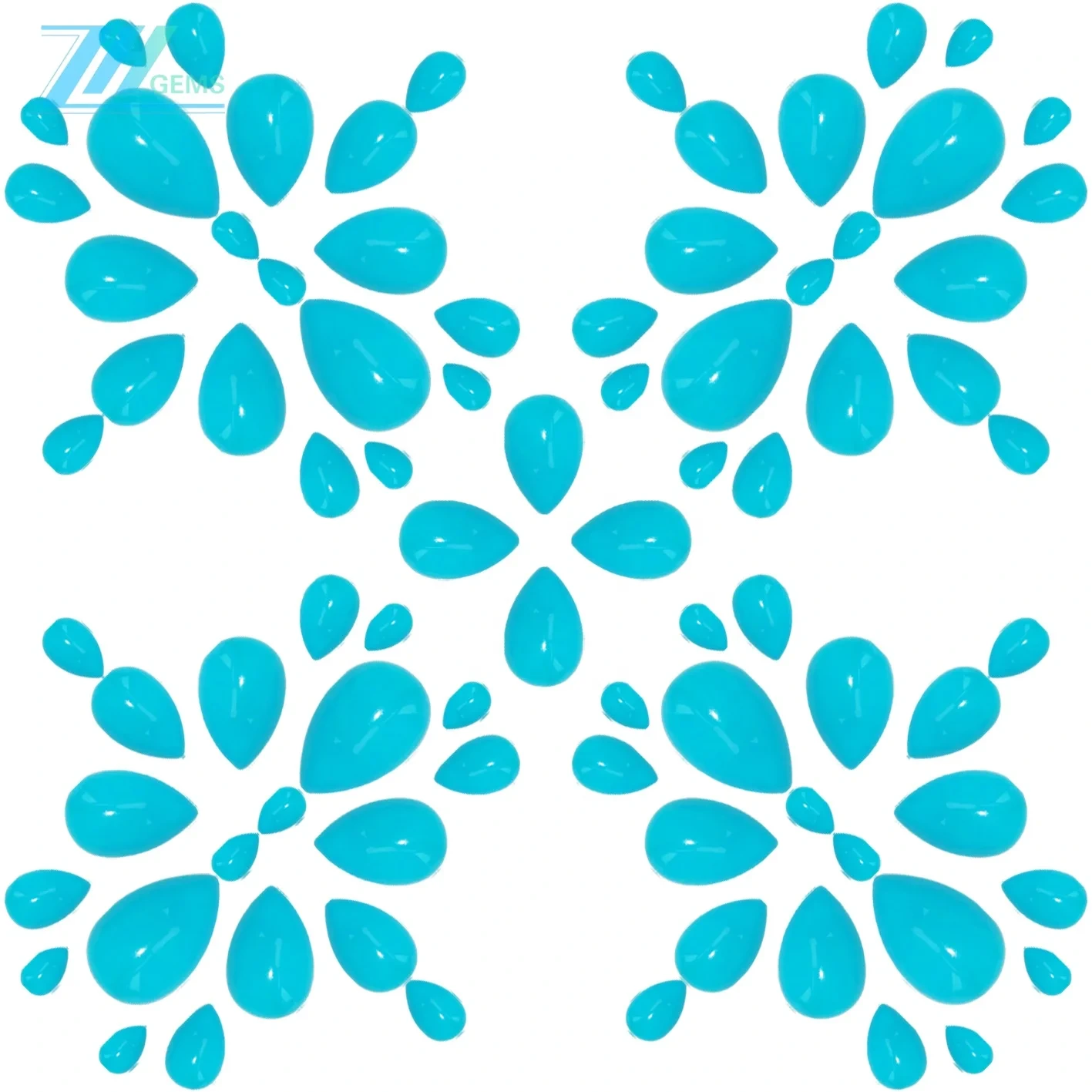 Natural Turquoise Color Blue Pear Size Weight Simple Atmosphere Diy Jewelry For Gift Summer Choice Simple Atmosphere 1