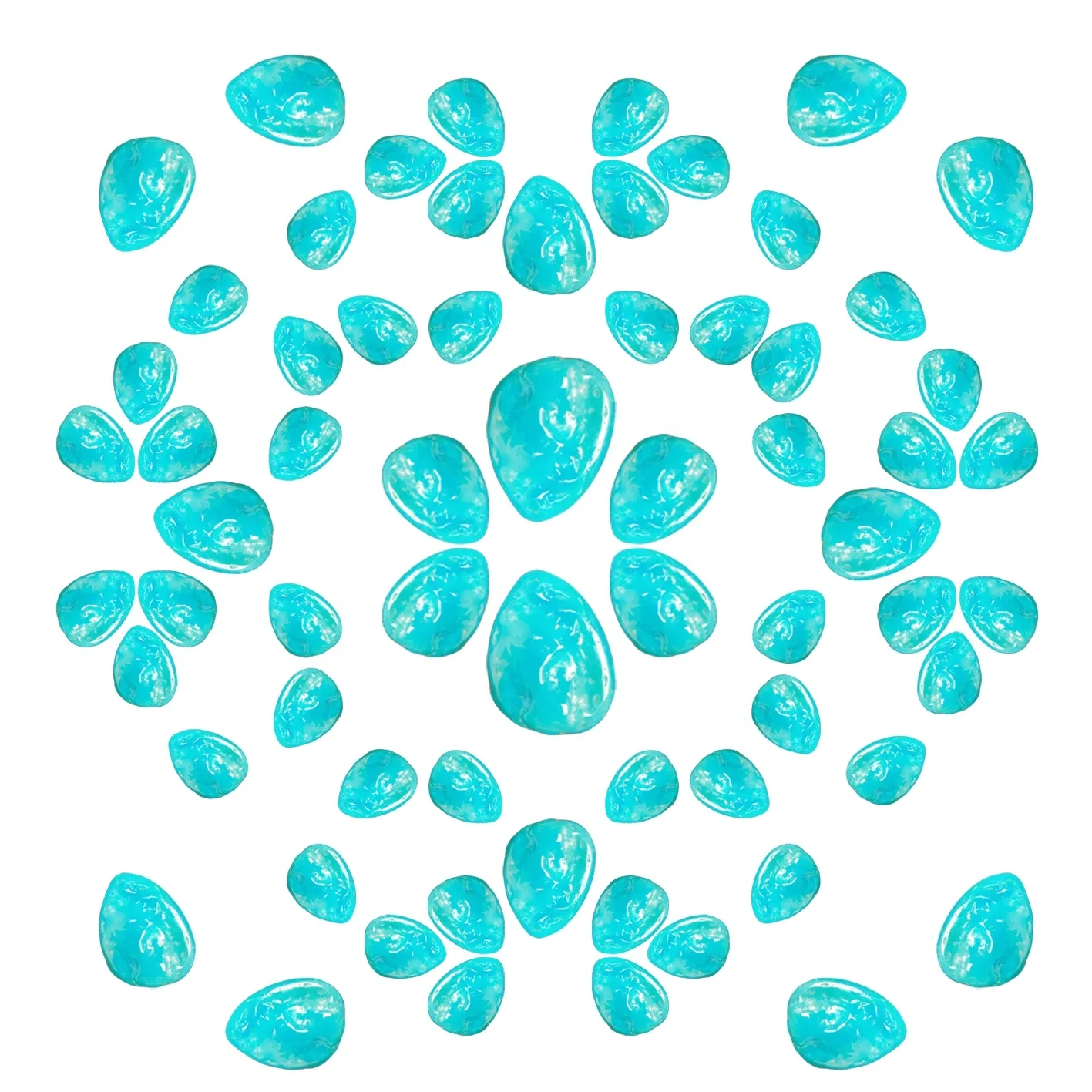 Natural Turquoise Color Blue Shape Free-shape Size 30*23mm Weight 3.6g Handmade Gift For Her Fancy Gifts 1