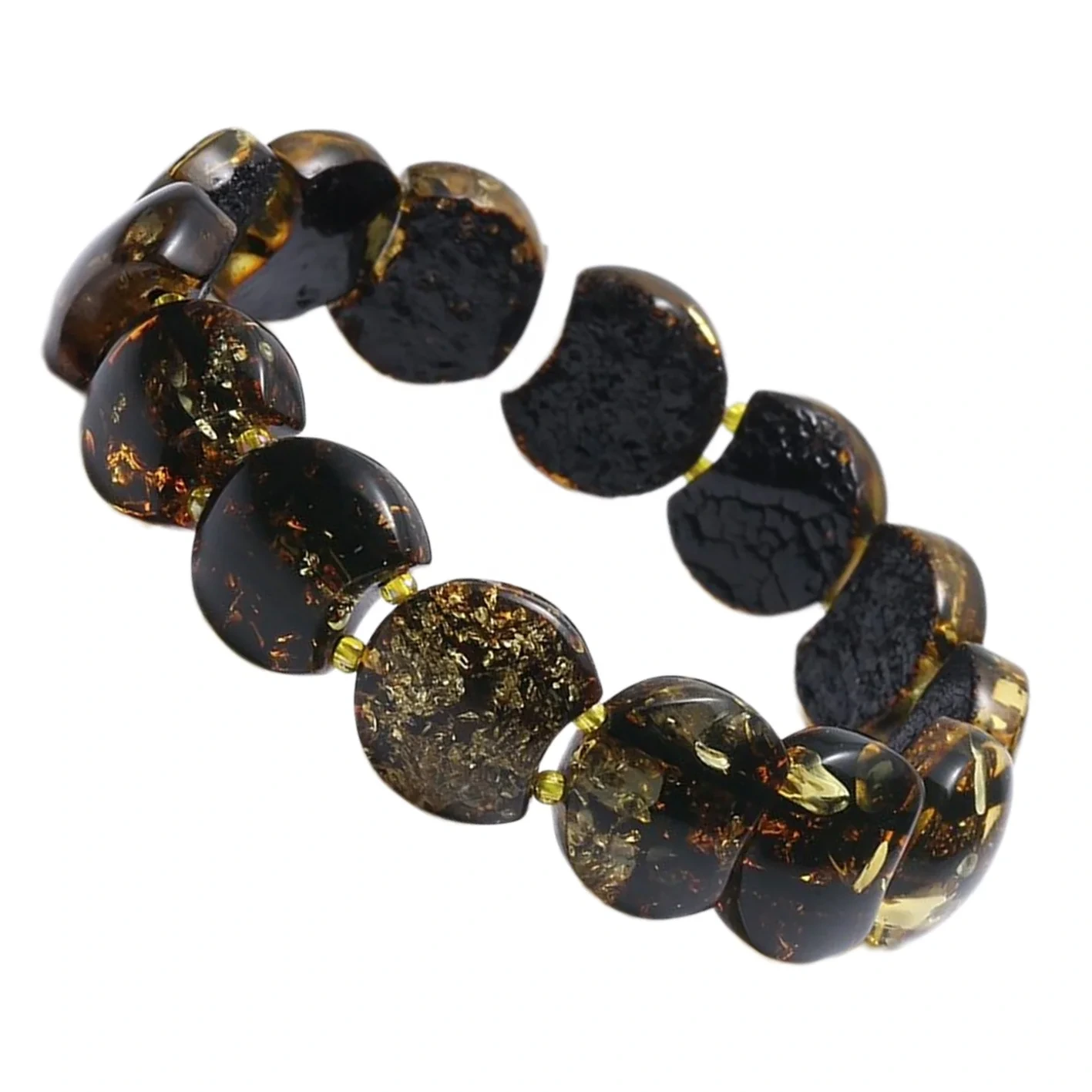 Bracelet Amber Bracelet 925 Sterling Silver Gemstone Bracelet Handmade Crystal 1