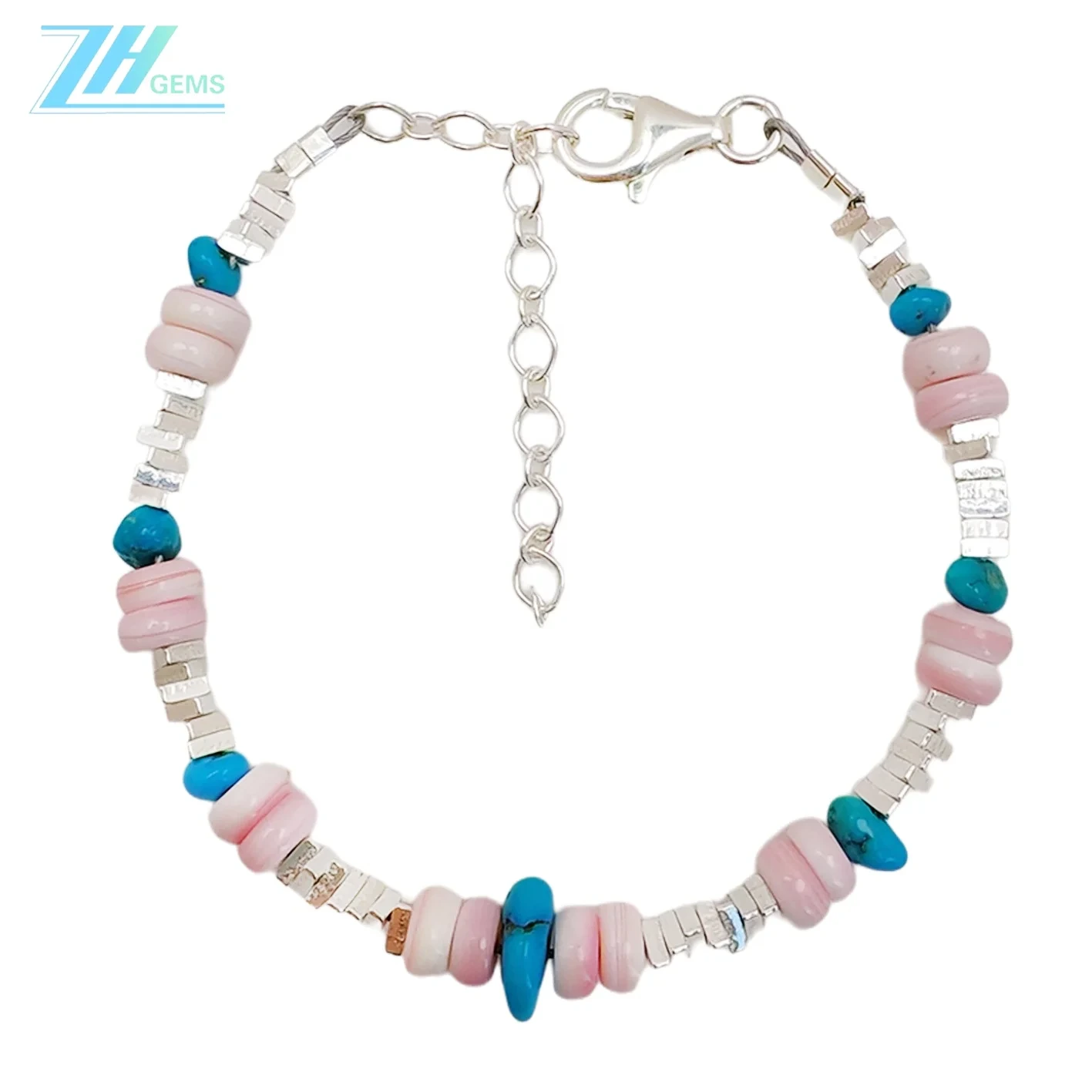 High Quality Turquoise Bracelet for Women with S925 Silver Delicate Bracelet Jewelry Custom Design Modern Style 1
