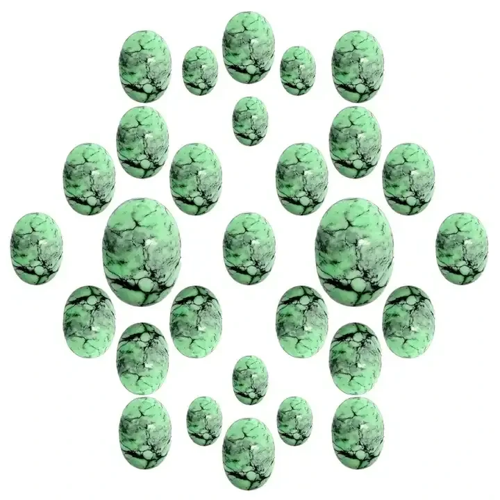 Variscite Cabs Xoias feitas a man Xoias nativas americanas 1