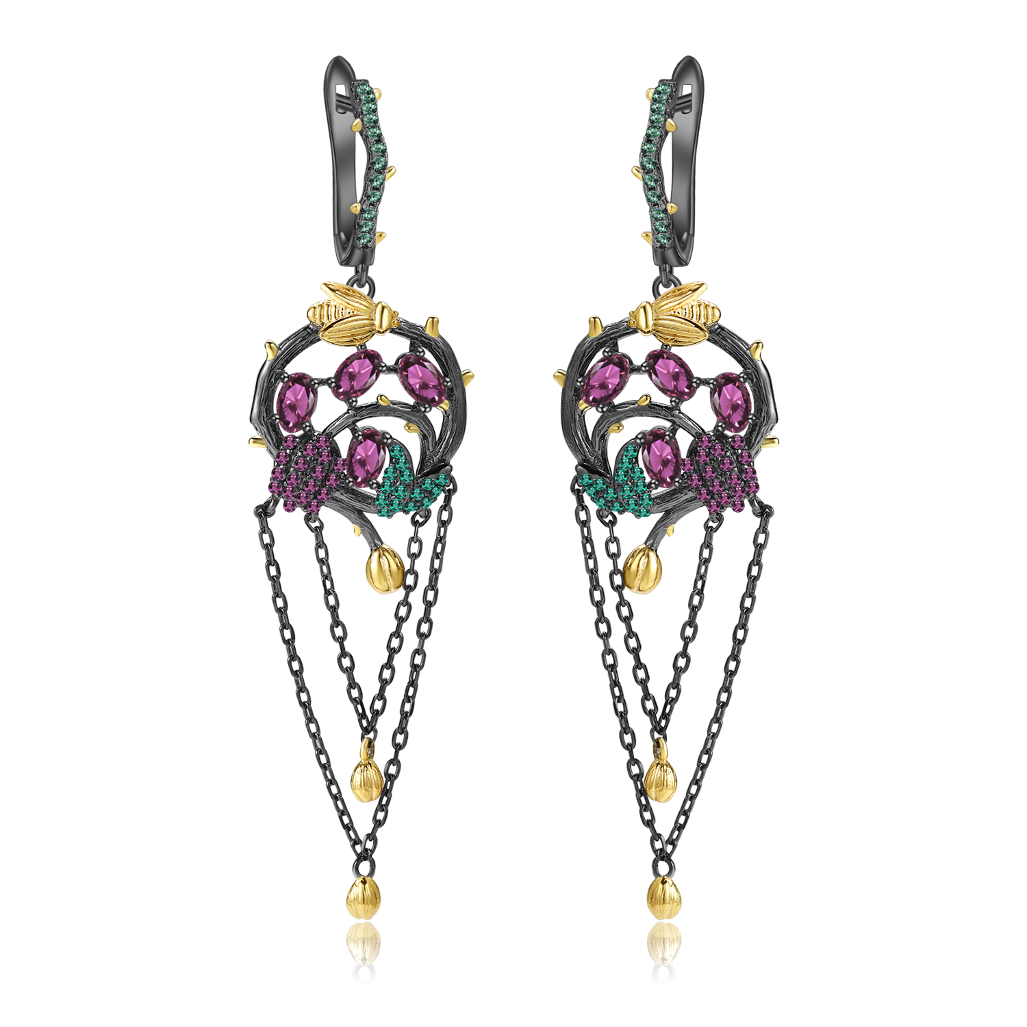 ZH Gems | top quality green gemstone earrings reliable supplier 8