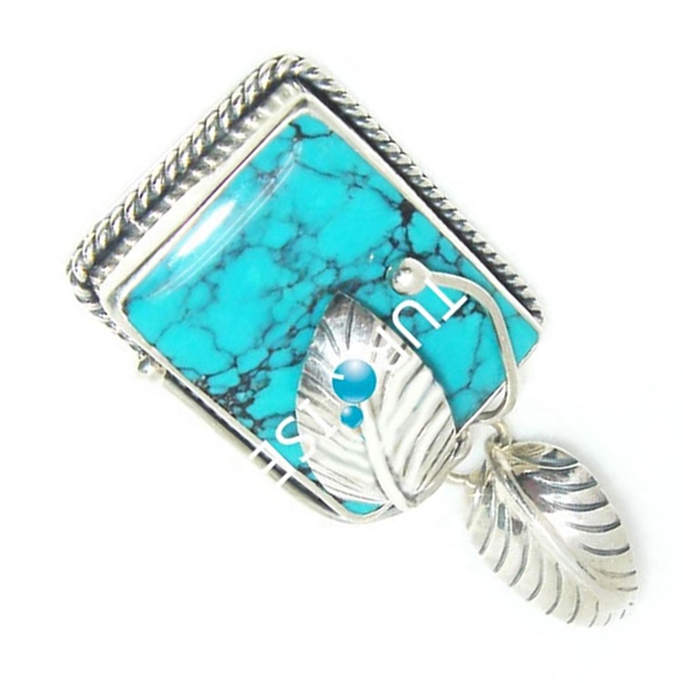 OEM & ODM Green Turquoise Přívěsek Ceník | Zh Drahokamy 8