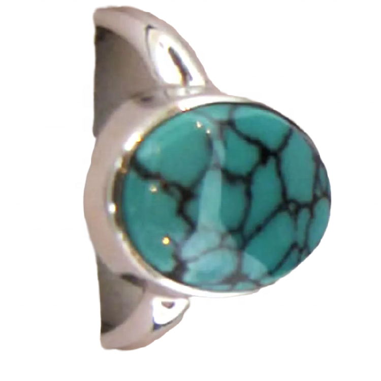 گوشواره های فیروزه ای سفارشی تولید کننده | سنگهای ZH 8