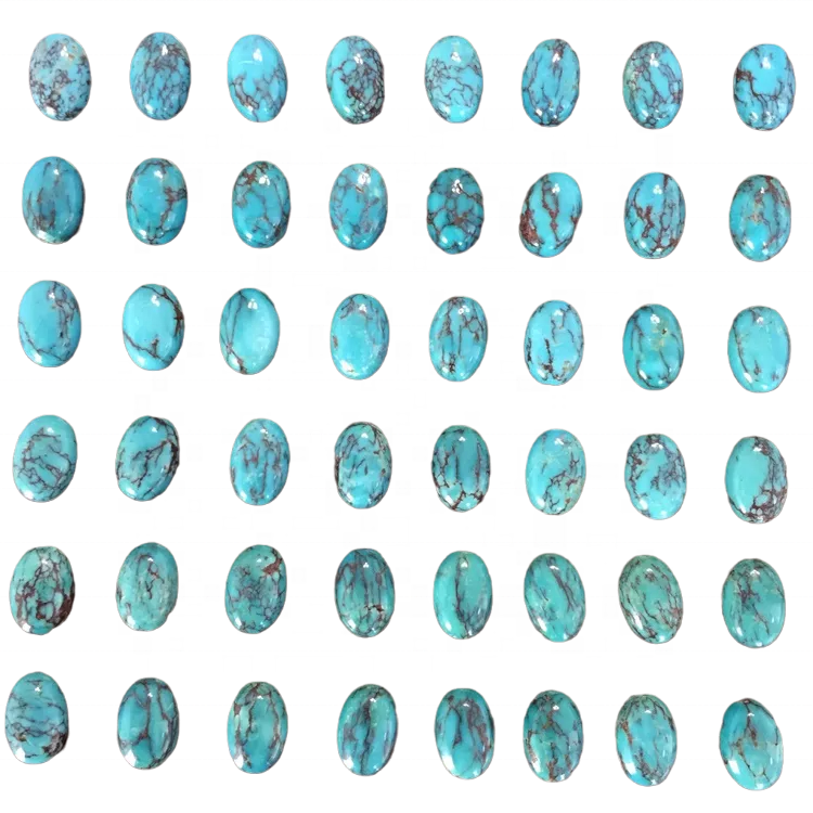 مهره های فیروزه مصنوعی به قیمت عمده | سنگهای ZH 8