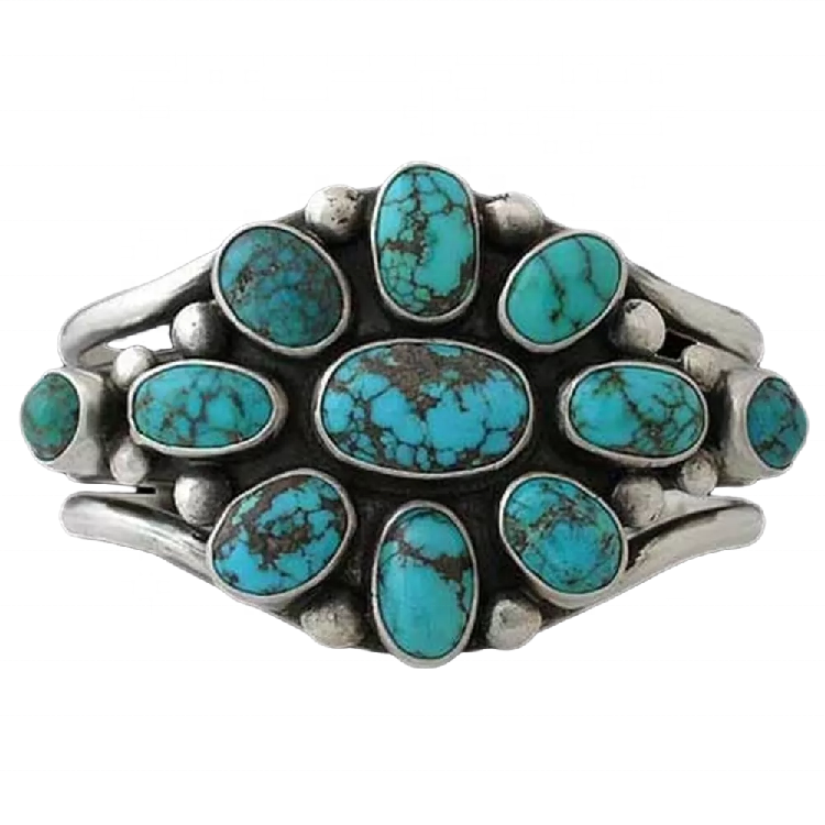 OEM & ODM Turquoise Bangle -armband Pryslys | Zh edelstene 8