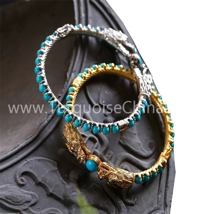 دستبند فیروزه سفارشی برای فروش کسب و کار سازنده | سنگهای ZH 8