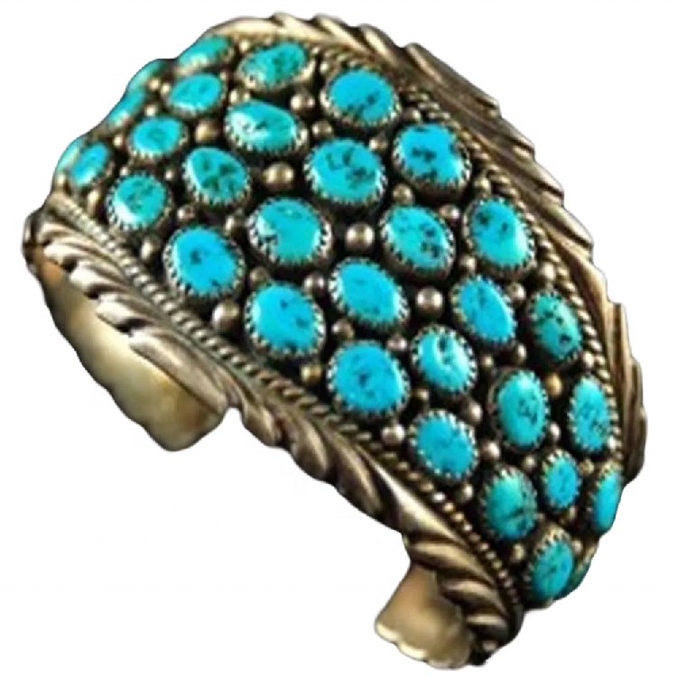 دستبند فیروزه سفارشی قیمت کسب و کار سازنده | سنگهای ZH 8