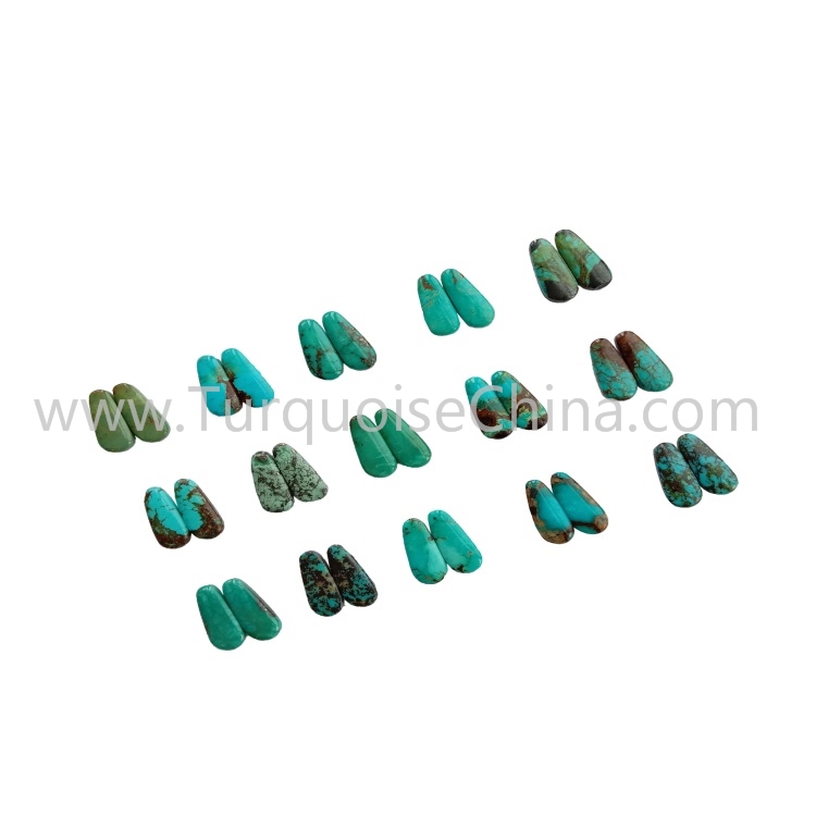 ZH Gems | pi bon an gwo kabochon turkwaz ekipman pou 8