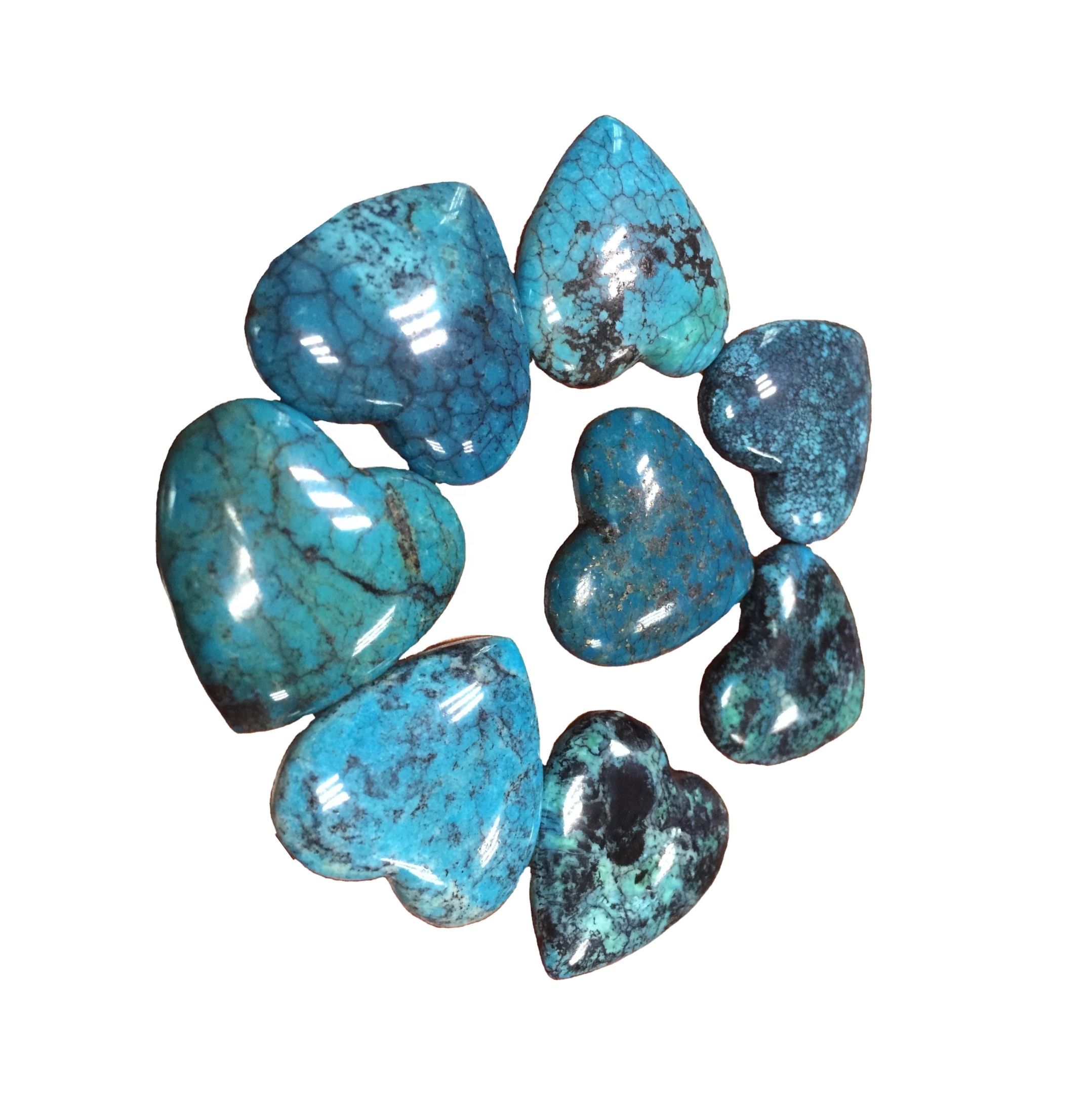 Přírodní tyrkysové kabroons na prodej na velkoobchodních cenách | Zh Drahokamy 8