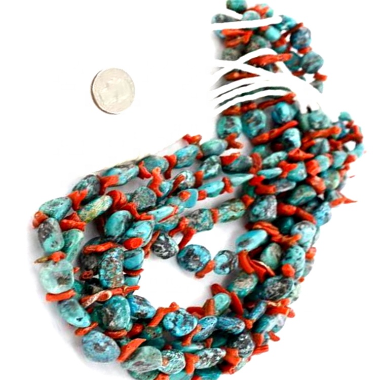 nejlepší nabídka jednoduchých tyrkysových náhrdelníků | ZH Drahokamy 8