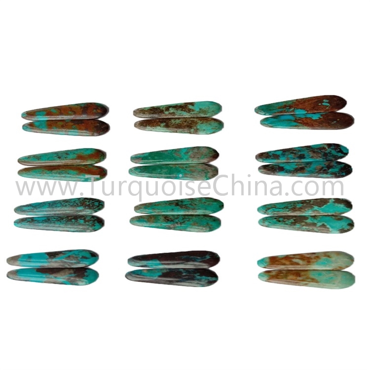 Tatu Tautan Gendo Turquoise dina harga grapese | Zh permata 8
