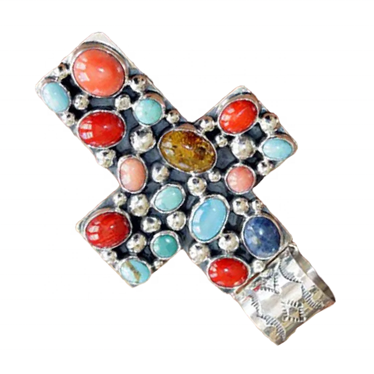 Custom Turquoise Cross Spolehlivý výrobce výrobce Zh Drahokamy 8