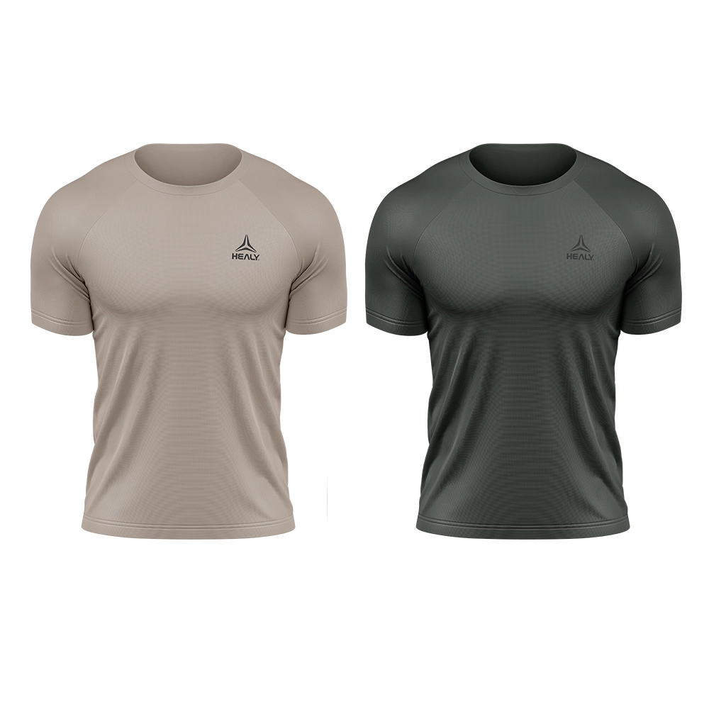 LOGO Yamwambo Amuna Akuthamanga T-sheti Olimbitsa Thupi Masewera Ophunzitsira Mashati Apamwamba Zovala zachilimwe 1