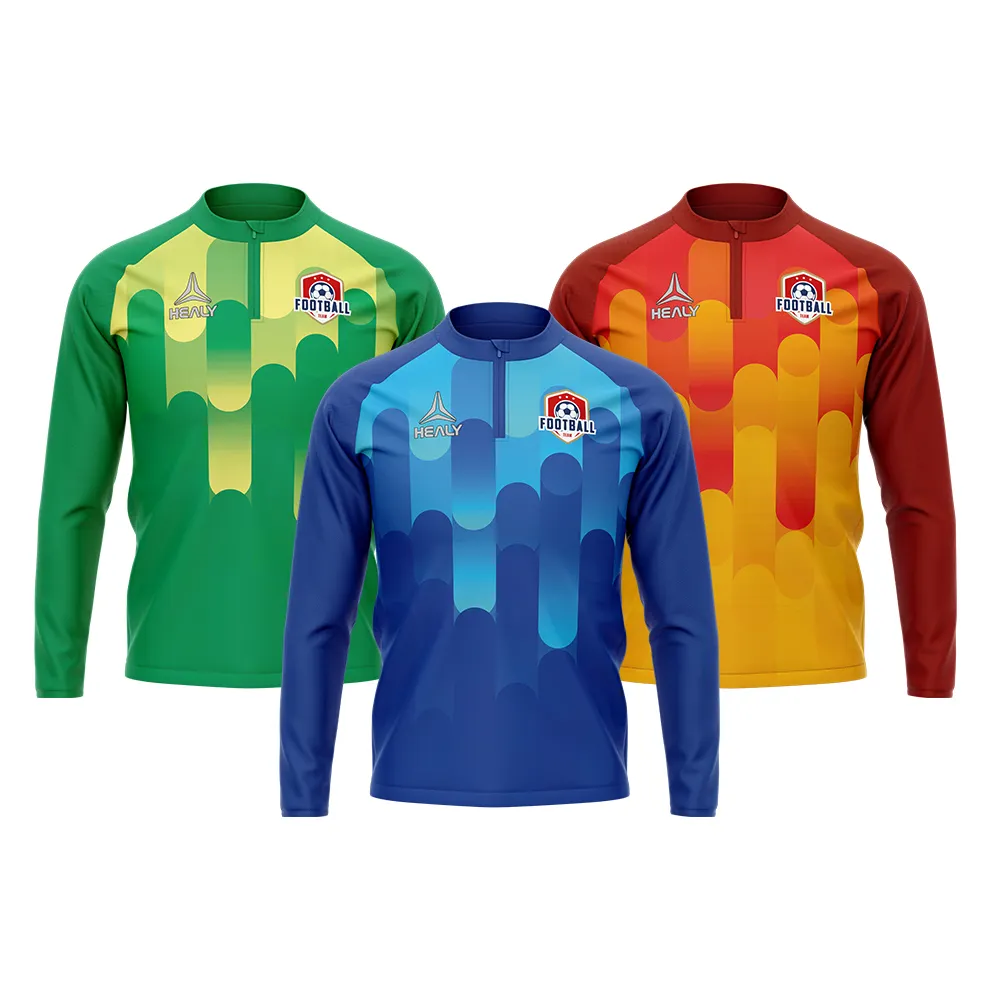 Custom Custom Football Jackets Retro Soccer Wear Healy Sportswear 6