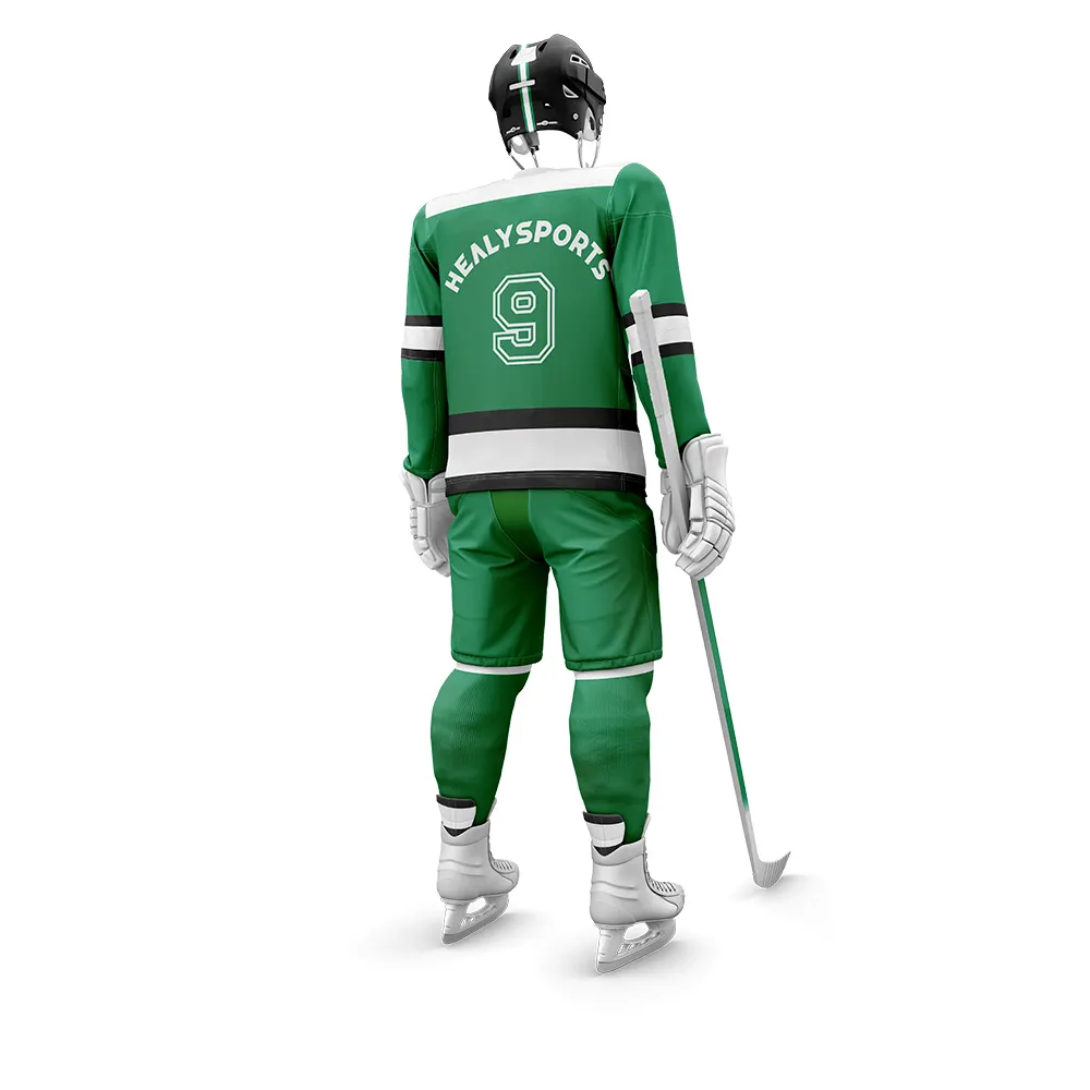 Black Hockey Jersey Healy Sportswear Manufacture FOB Guangzhou 2